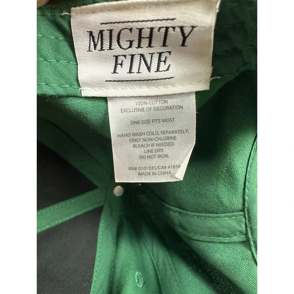 Mulligan's Golf Club Hat Green Rope Snapback Cap Mighty Fine Swings No Misses